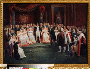 ""İmparator Napolyon Bonapart (1769-1821) Tarafından Resepsiyon"": Napolyon