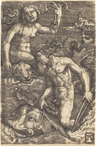 Arion ve Nereide by Albrecht Altdorfer