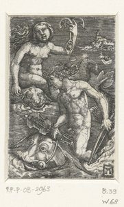 Arion ve Nereid by Albrecht Altdorfer