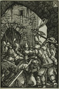 İnsanın Düşüşünden ve Kefaretinden Haç Taşı by Albrecht Altdorfer