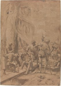 İsa çarmıha gerildi by Albrecht Altdorfer