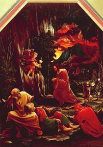 Zeytin Dağı'ndaki İsa by Albrecht Altdorfer