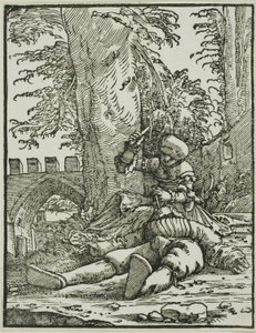 Jael ve Sisera by Albrecht Altdorfer