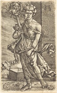 Holofernes Başkanı ile Judith by Albrecht Altdorfer