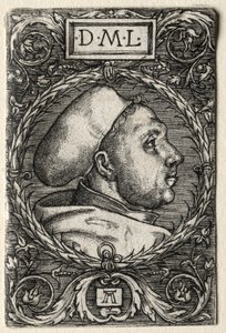 Martin Luther, yaklaşık 1525. by Albrecht Altdorfer