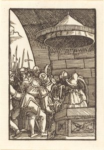 Pilatus Ellerini Yıkamak by Albrecht Altdorfer