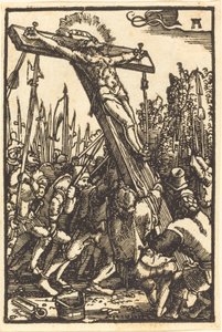 Haç Yükseltme by Albrecht Altdorfer