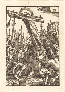 Haç Yükseltme by Albrecht Altdorfer