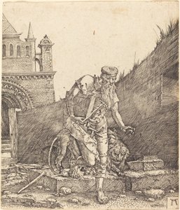 Bir Avluda Aziz Jerome by Albrecht Altdorfer