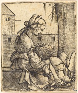 Samson ve Delilah by Albrecht Altdorfer