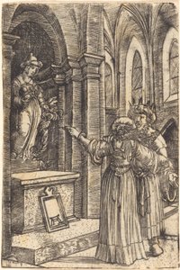 Süleyman putlara dua ediyor by Albrecht Altdorfer