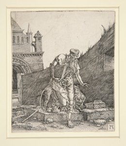 Bir Duvarın Yanındaki Aziz Jerome by Albrecht Altdorfer