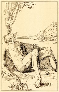 Bir Ağıt Çalışması by Albrecht Altdorfer