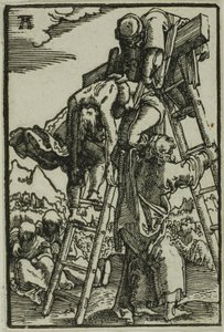 Haçtan İniş, İnsanın Düşüşünden ve Kefaretinden by Albrecht Altdorfer
