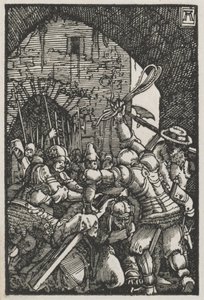İnsanın Düşüşü ve Kefareti: Çarmıhı Taşıyan İsa by Albrecht Altdorfer