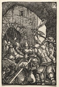 İnsanın Düşüşü ve Kefareti: Haçı Taşıyan İsa, c. 1515. by Albrecht Altdorfer