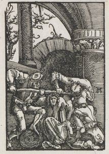 İnsanın Düşüşü ve Kefareti: Dikenlerle Taçlanan İsa by Albrecht Altdorfer