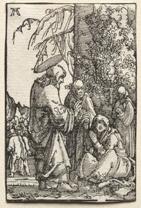 İnsanın Düşüşü ve Kefareti: İsa'nın Tutkudan Önce Annesinden Ayrılması by Albrecht Altdorfer