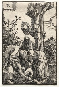 İnsanın Düşüşü ve Kefareti: Çarmıhtaki İsa by Albrecht Altdorfer