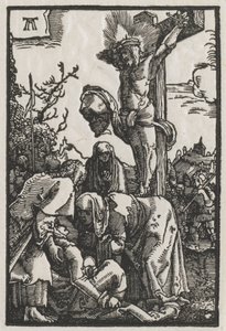 İnsanın Düşüşü ve Kefareti: Çarmıhtaki İsa by Albrecht Altdorfer