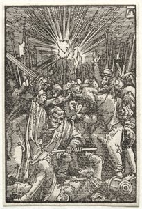 İnsanın Düşüşü ve Kefareti: İsa tutsak alındı by Albrecht Altdorfer