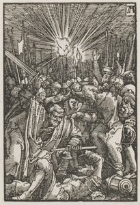 İnsanın Düşüşü ve Kefareti: İsa tutsak alındı by Albrecht Altdorfer