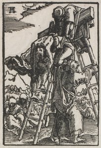 İnsanın Düşüşü ve Kefareti: Çarmıhtan İniş by Albrecht Altdorfer