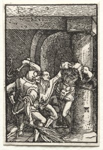 İnsanın Düşüşü ve Kefareti: İsa'nın Kırbaçlanması by Albrecht Altdorfer