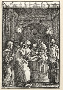 İnsanın Düşüşü ve Kefareti: Baş Rahip Tarafından Reddedilen Joachims Teklifi, c. 1515. by Albrecht Altdorfer