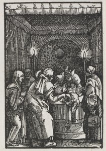 İnsanın Düşüşü ve Kefareti: Baş Rahip Tarafından Reddedilen Joachims Teklifi, c. 1515. by Albrecht Altdorfer
