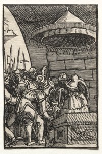 İnsanın Düşüşü ve Kefareti: Pilatus Ellerini Yıkamak by Albrecht Altdorfer