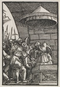 İnsanın Düşüşü ve Kefareti: Pilatus Ellerini Yıkamak by Albrecht Altdorfer