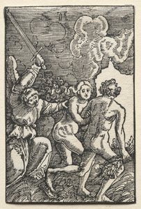 İnsanın Düşüşü ve Kefareti: Cennetten Kovulma, c. 1515. by Albrecht Altdorfer