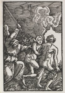 İnsanın Düşüşü ve Kefareti: Cennetten Kovulma, c. 1515. by Albrecht Altdorfer