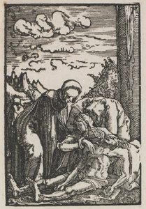 İnsanın Düşüşü ve Kefareti: Çarmıhın Altındaki Ağıt, c. 1515. by Albrecht Altdorfer