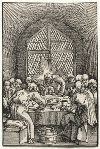 İnsanın Düşüşü ve Kefareti: Son Akşam Yemeği, c. 1515. by Albrecht Altdorfer