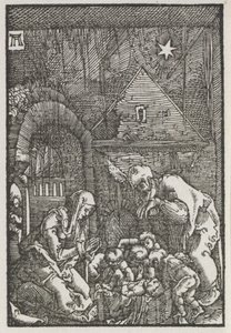 İnsanın Düşüşü ve Kefareti: Doğuş, c. 1515. by Albrecht Altdorfer