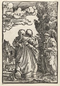İnsanın Düşüşü ve Kefareti: Ziyaret, c. 1515. by Albrecht Altdorfer