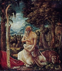 Tövbekar Aziz Jerome, 1507 by Albrecht Altdorfer
