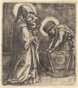 Bakire ve Çocuk ve Aziz Anne by Albrecht Altdorfer