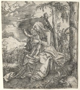 Bir Manzaradaki Bakire, c. 1515. by Albrecht Altdorfer