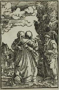 İnsanın Düşüşünden ve Kefaretinden Ziyaret, by Albrecht Altdorfer