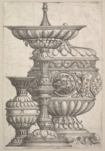 Beyaz Bir Arka Plan Üzerinde Üç Zarif Gemi, yaklaşık. 1525. by Albrecht Altdorfer