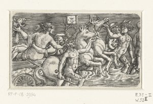Deniz Tanrılarının Zaferi by Albrecht Altdorfer