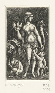 İki putti ile Venüs by Albrecht Altdorfer