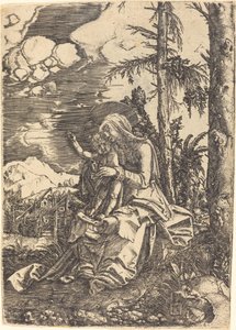 Bakire bir manzara by Albrecht Altdorfer