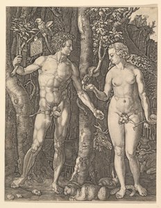 Adem ve Havva, 1566. by Albrecht Dürer