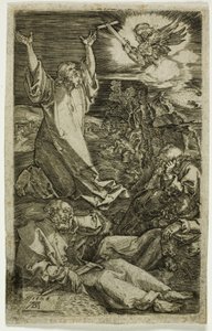 Oyulmuş Tutkudan Bahçedeki Acı by Albrecht Dürer