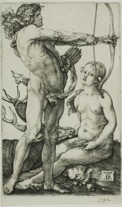 Apollon ve Diana by Albrecht Dürer