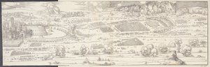 Bir kalenin kuşatması by Albrecht Dürer